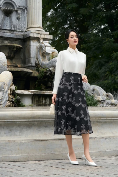 Áo sơ mi lụa Elegant