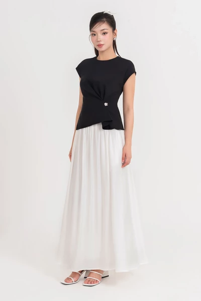 Áo ôm Khaki Charm Top