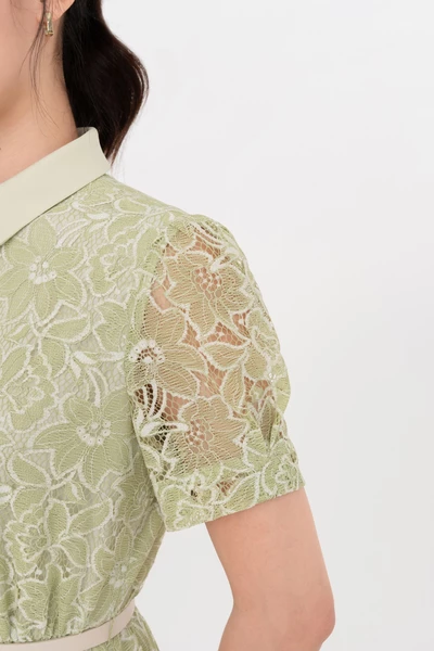 Đầm hoa xanh Spring Pastel