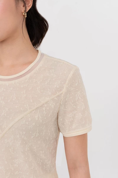 Áo thun ren Soft Floral