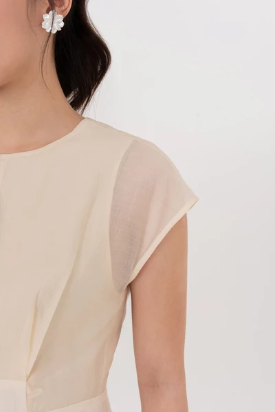 Tencel Alina Dress - Đầm lụa tay hến