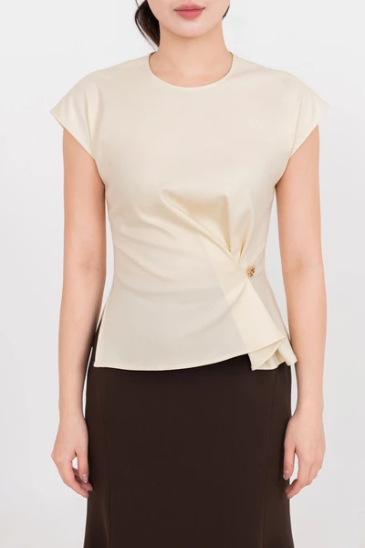 Áo ôm Khaki Charm Top