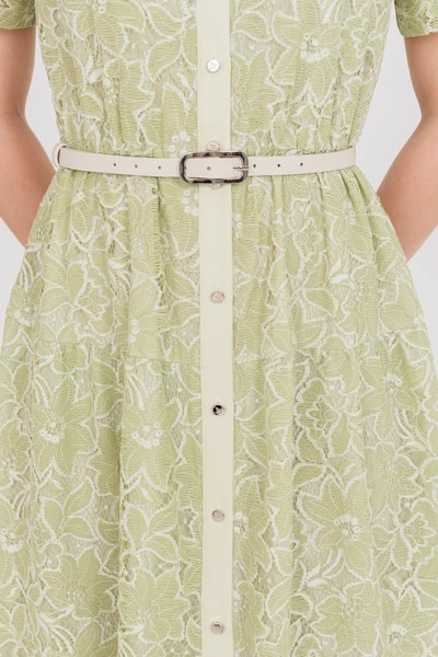 Đầm hoa xanh Spring Pastel