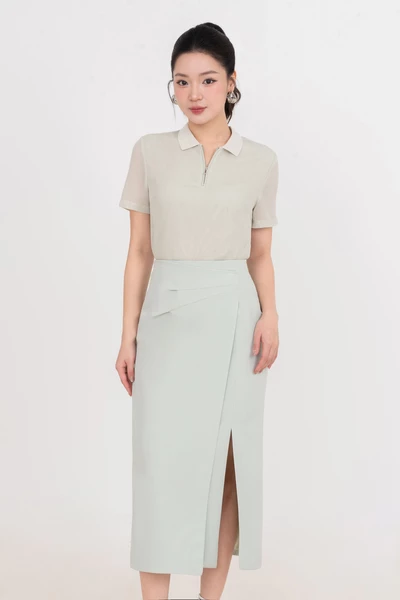 Áo Polo sơ mi Matcha