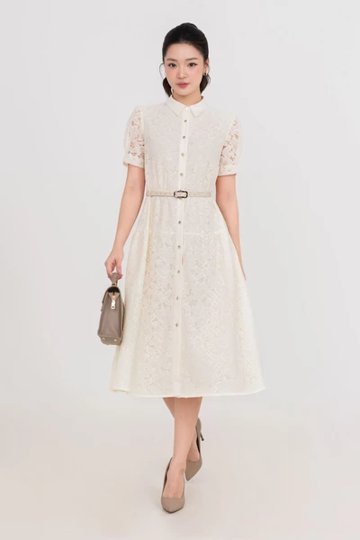 Đầm hoa be Spring Pastel