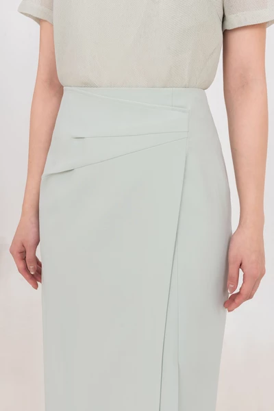 Chân váy bút chì Wrap