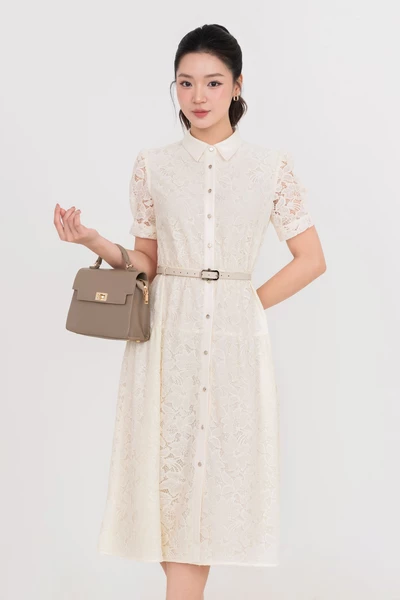 Đầm hoa be Spring Pastel