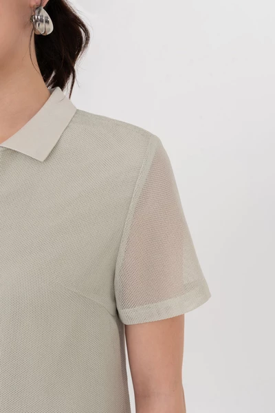 Áo Polo sơ mi Matcha