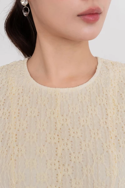 Đầm thun ren Golden Lace