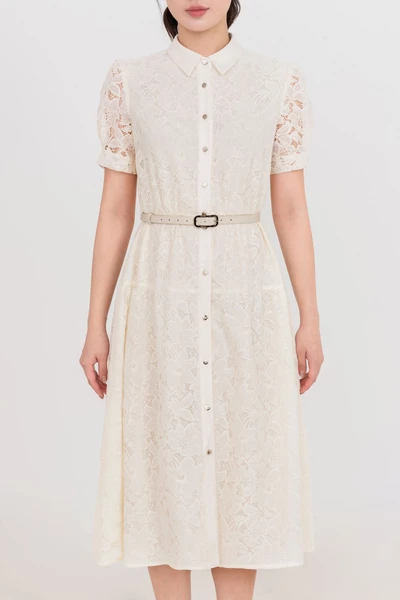 Đầm hoa be Spring Pastel