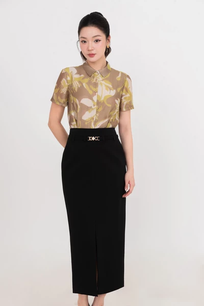 Áo sơ mi họa tiết Spring Mosaic