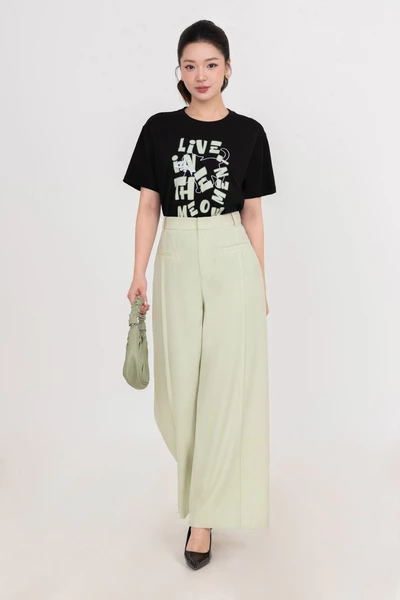 Quần tây suông Classic Mint