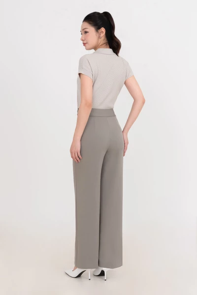 Áo len sợi đan chéo