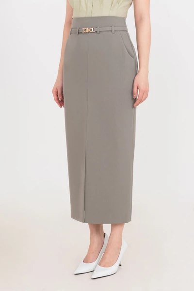 Chân váy bút chì dáng dài Refined