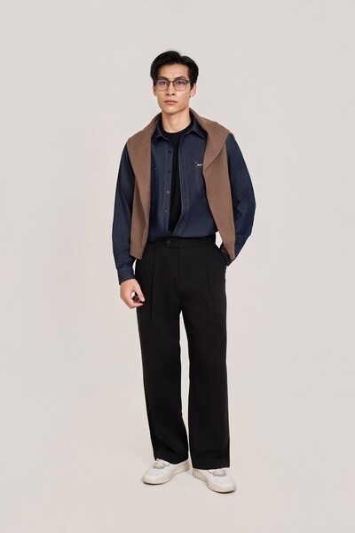 Áo sơ mi Denim Cross