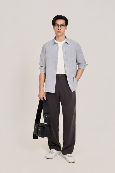 Áo sơ mi kẻ Essential Cotton