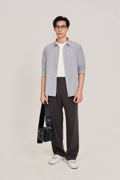 Áo sơ mi kẻ Essential Cotton