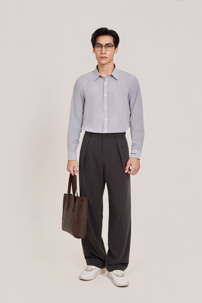 Áo sơ mi kẻ Essential Cotton MS 17E4511