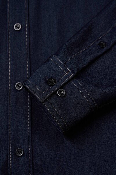 Áo sơ mi Denim Cross