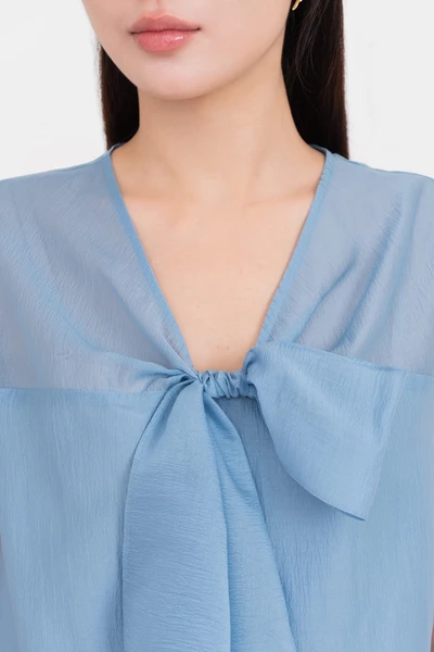 Áo sơ mi nơ Soft Sky