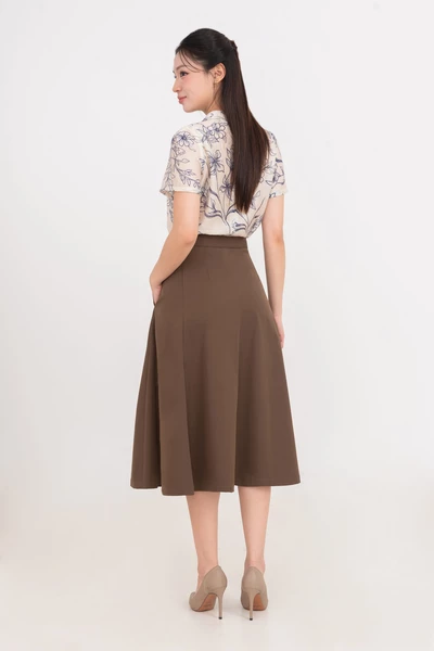 Áo sơ mi họa tiết Lyocell