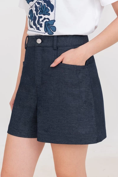 Quần shorts suông Softden