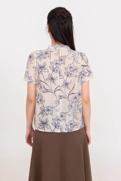 Áo sơ mi họa tiết Lyocell