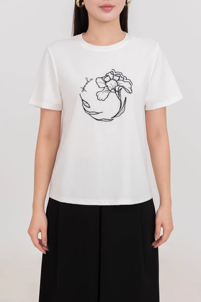 Bloom Softly Tee - Áo thun cotton