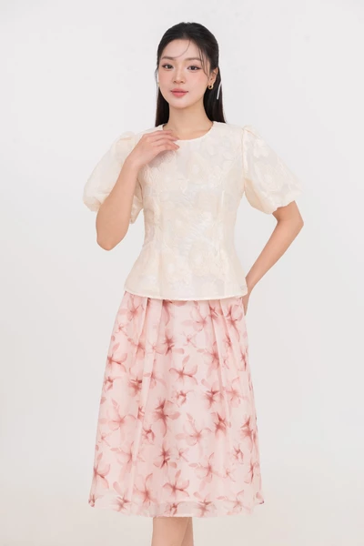 Áo kiểu Blooming Touch