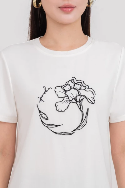 Bloom Softly Tee - Áo thun cotton
