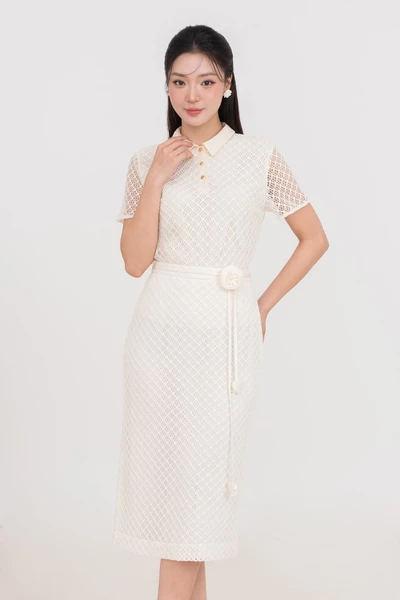 Áo cánh Polo phối ren