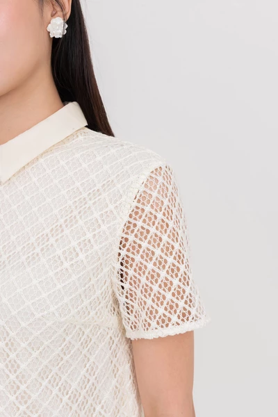 Áo cánh Polo phối ren