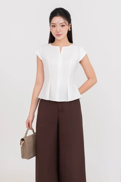 Grace Peplum Top - Áo kiểu Tuytsi