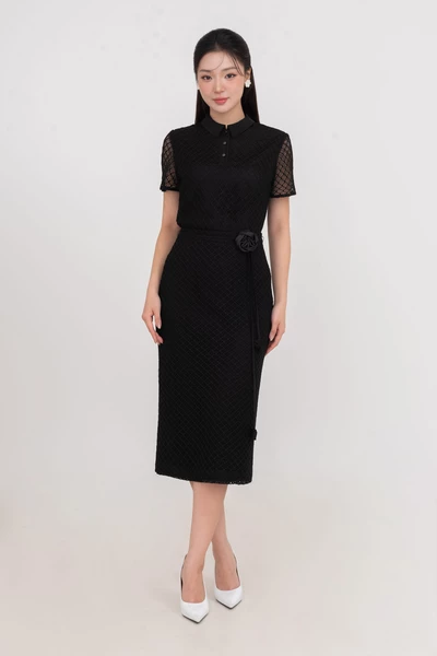 Áo cánh Polo phối ren