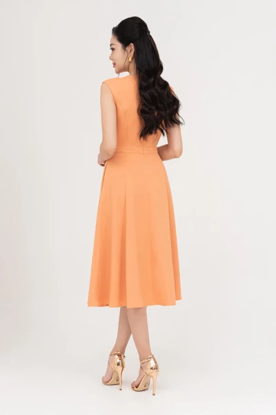 Đầm xòe công sở Peony