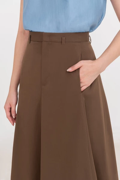 Chân váy nâu Choco