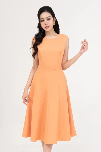 Đầm xòe công sở Peony