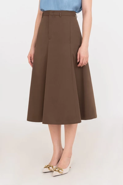 Chân váy nâu Choco