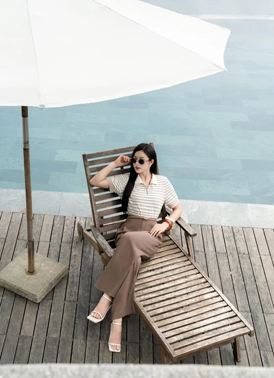 Quần Tây suông Modern Ease