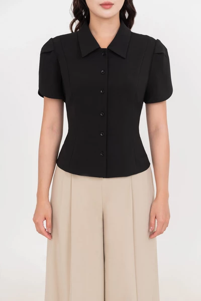Áo kiểu Noir Elegance