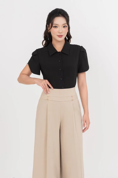Áo kiểu Noir Elegance