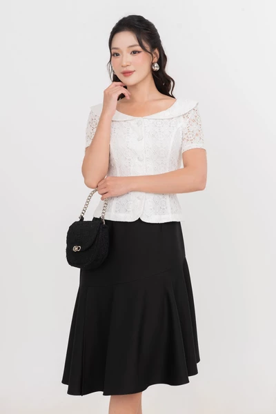 Chân váy đuôi cá cách điệu