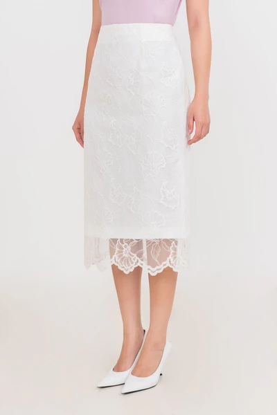 Chân váy Elara Lace Pencil