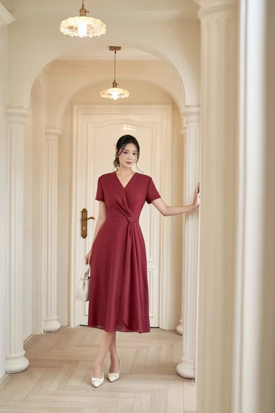 Đầm lụa Velvet Flow