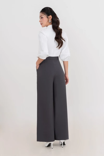 Áo sơ mi tay lỡ mix khóa
