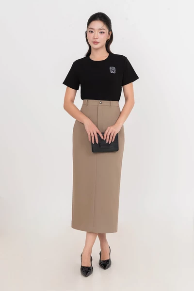 Chân váy Light Brown