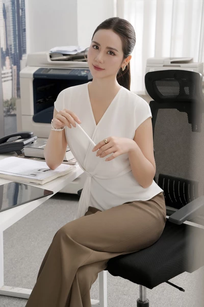 Quần Tây suông Moss Ease