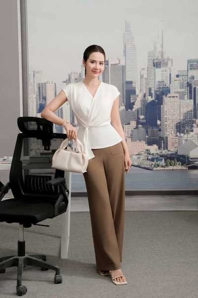 Quần Tây suông Moss Ease