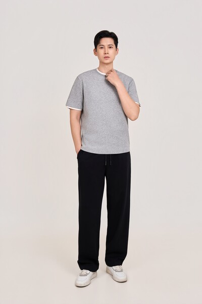 Áo thun Cotton cổ kiểu