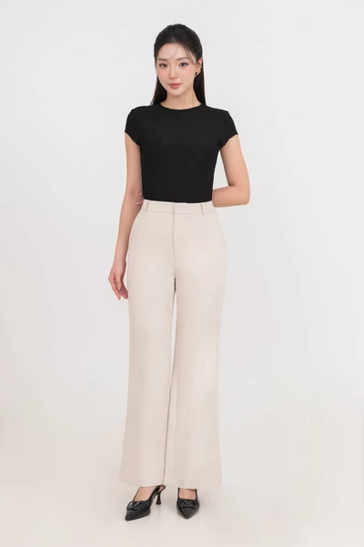 Áo thun dệt vân Floral